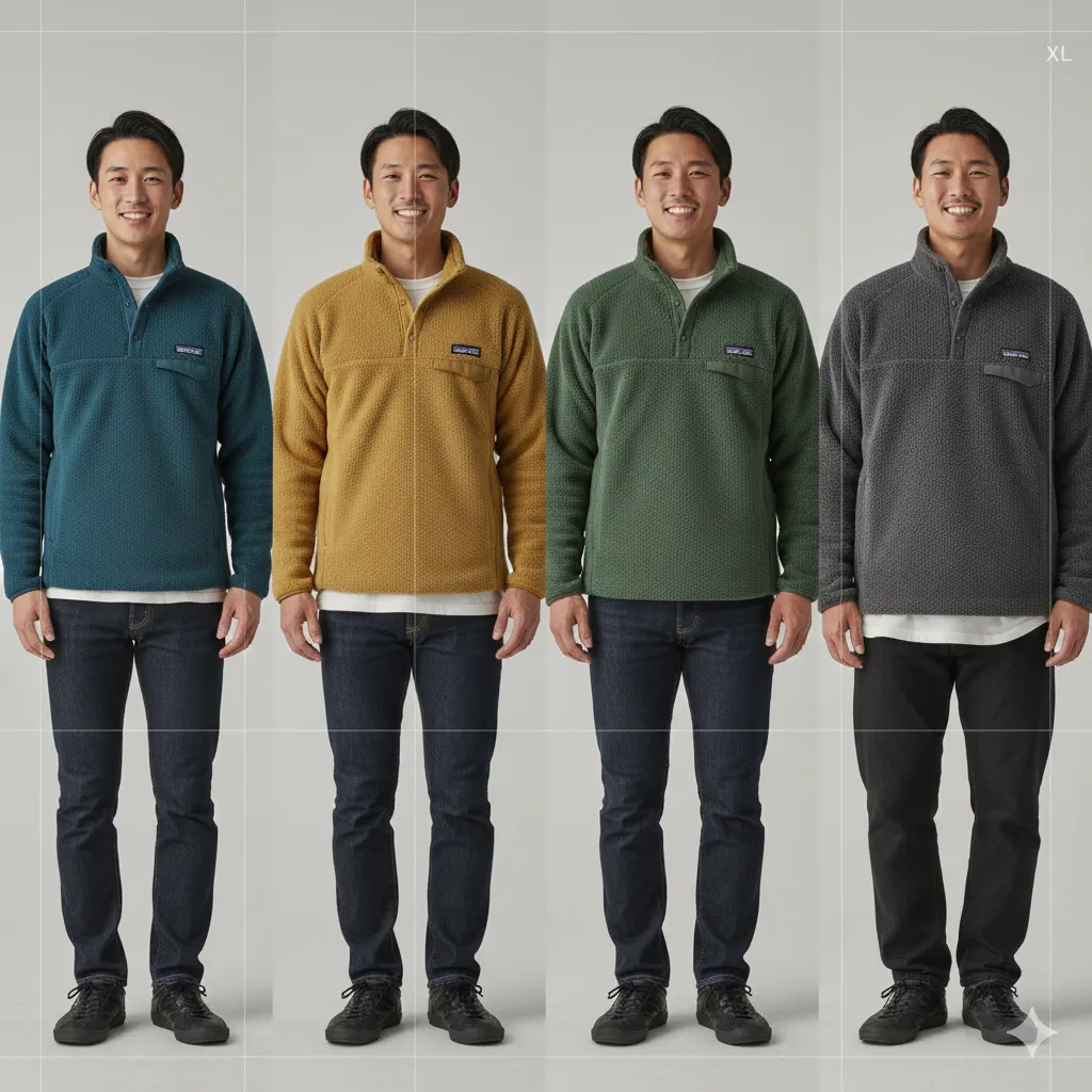 メンズ身長別のサイズ感目安