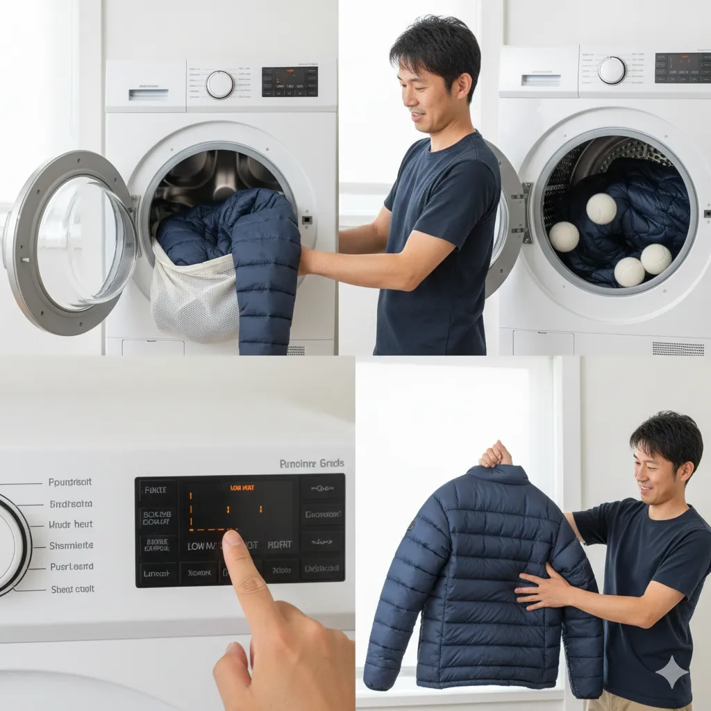 洗濯方法を知りロフトを回復させる