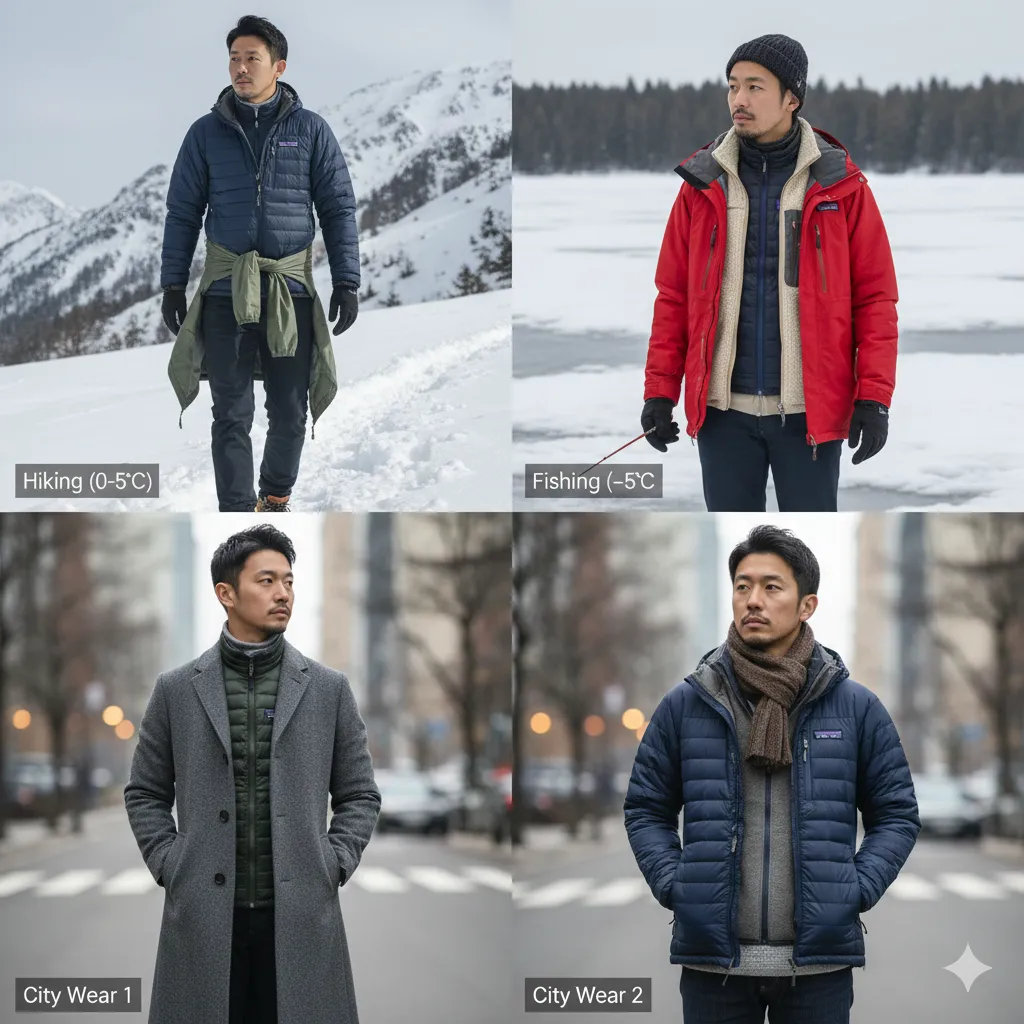 ナノパフジャケットの寒さを防ぐ対策