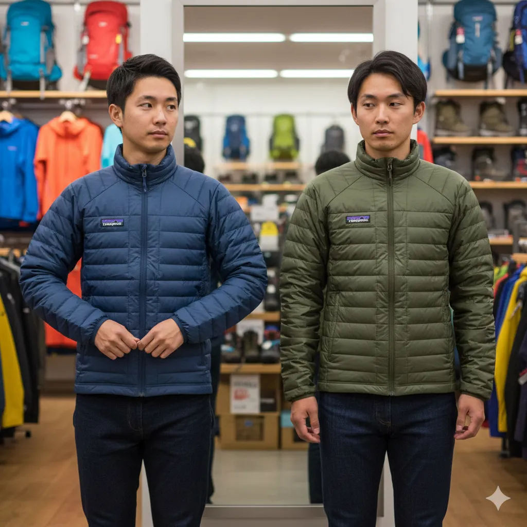 ナノパフジャケットのサイズ感と選び方ガイド