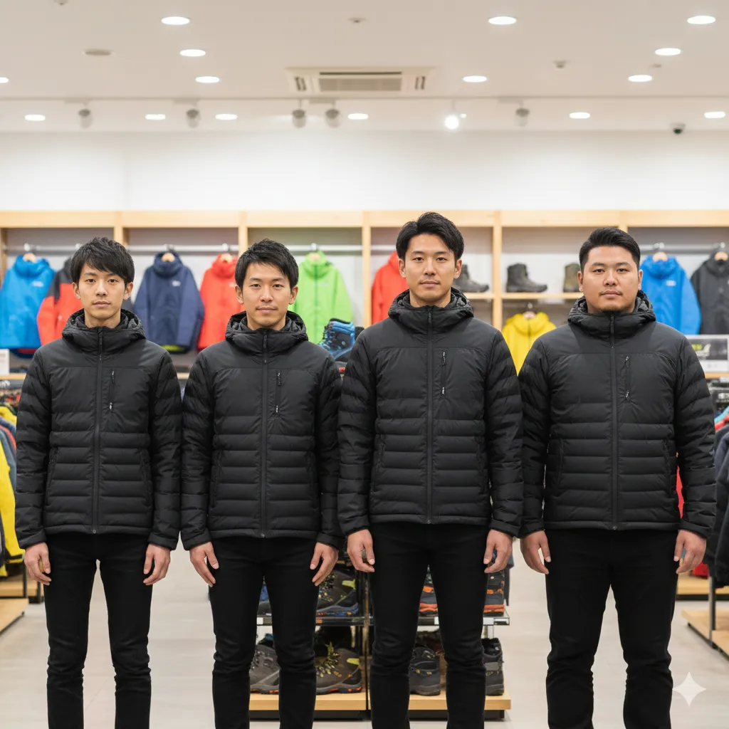 ナノパフジャケットのサイズ感と選び方ガイド