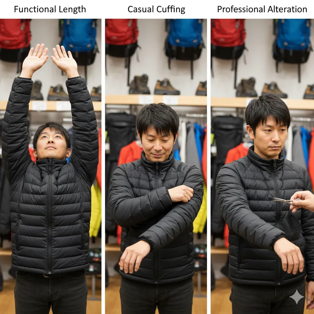 袖丈や着丈が長い理由と対策