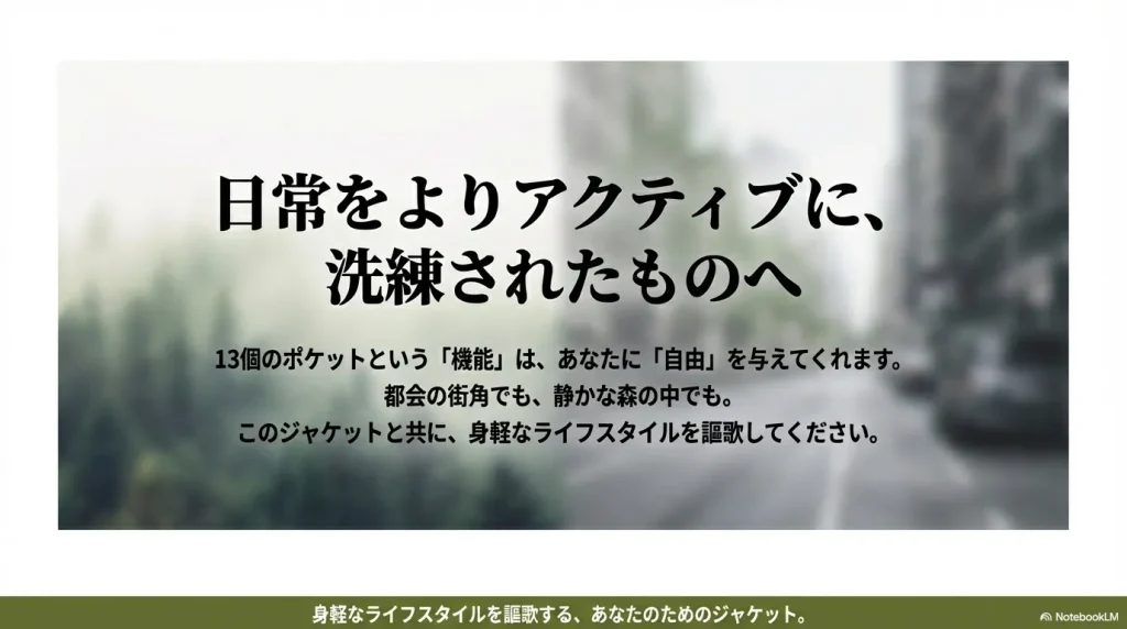 13個のポケットが自由を与えるというメッセージを込めた結びの画像