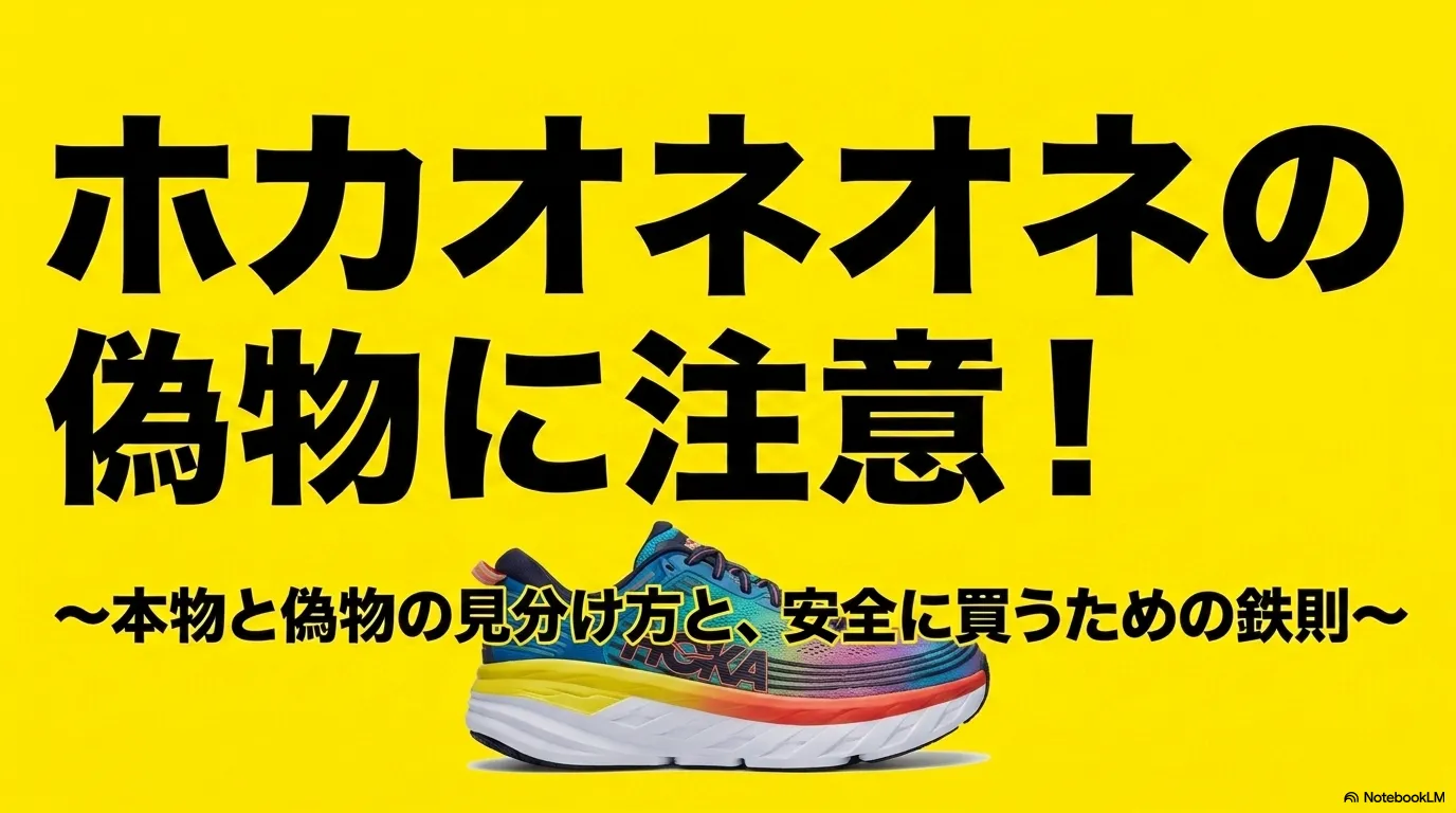 ホカオネオネの偽物に注意！本物と偽物の見分け方と安全な購入法