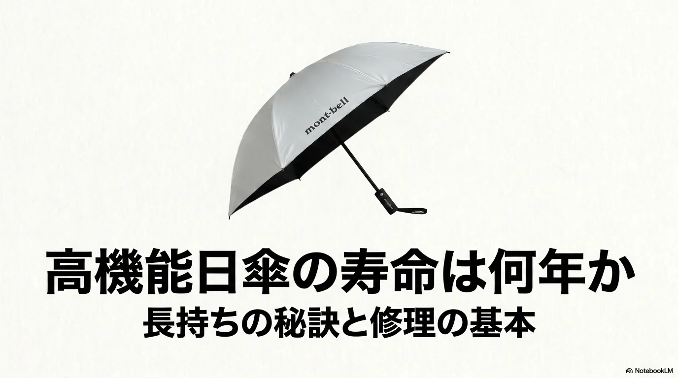 モンベル高機能日傘の寿命と長持ちの秘訣